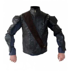 Hugh Jackman Pan Movie Black Cosplay Costume Jacket Vest