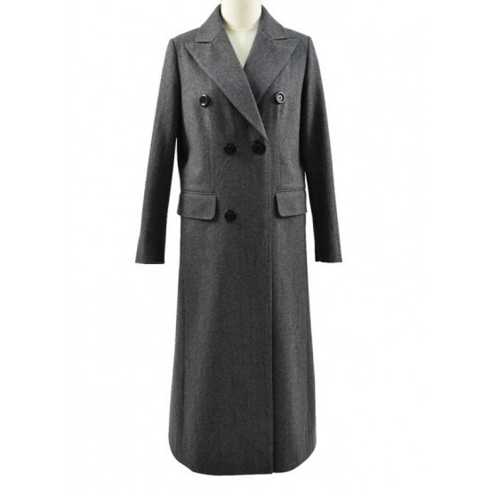13th Doctor Jodie Whittaker Double Breasted Trench Coat
