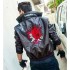 2077 Costume Jacket Mens Brown Leather Embroidery Coat