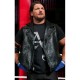 AJ Styles Leather Vest with Hoodie