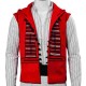 Aladdin Mena Massoud Red Hooded Aladdin Vest Cosplay Costume