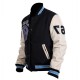Beverly Hills Cop Axel Foley Detroit Lions Letterman Biker Jacket