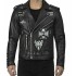 Black Label Society Doom Crew Real Leather Biker Jacket