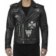 Black Label Society Doom Crew Real Leather Biker Jacket