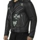 Black Label Society Doom Crew Real Leather Biker Jacket
