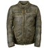 Distressed Wax Vintage Biker Retro Motorcycle Cafe Racer Leather Jacket