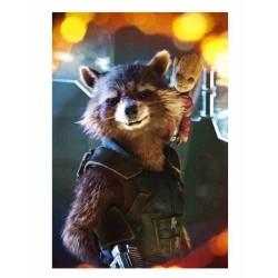 Guardians of Galaxy Avengers Rocket Raccoon Leather Vest