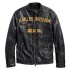 Harley Davidson Men's Forge Distressed Slim Fit Leather Jacket, Black 97006-18VM