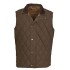 Kevin Costner Yellowstone John Dutton Brown Quilted Vest