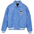 Limited Edition sky Blue Icon Croc Avirex Leather Jacket