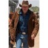 Longmire-Sheriff Walt Robert Taylor Longmire Suede Leather Coat Jacket