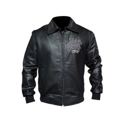 Men Pelle Pelle Exotic Ghost Leather Jacket