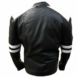 Men's Brando Black Vintage Motorcycle Classic Design Biker Jacket