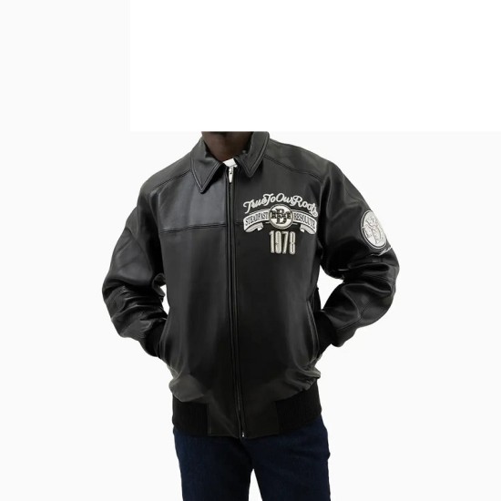 Men's Pelle Pelle True To Our Roots Leather Jacket Men's Pelle Pelle True To Our Roots Leather Jacket