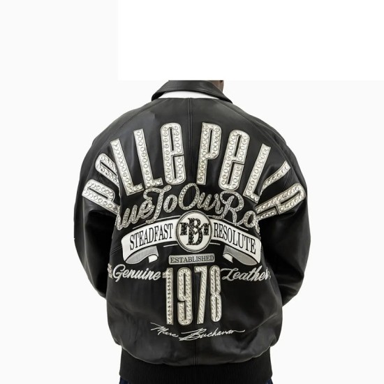 Men's Pelle Pelle True To Our Roots Leather Jacket Men's Pelle Pelle True To Our Roots Leather Jacket