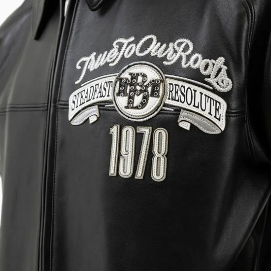 Men's Pelle Pelle True To Our Roots Leather Jacket Men's Pelle Pelle True To Our Roots Leather Jacket