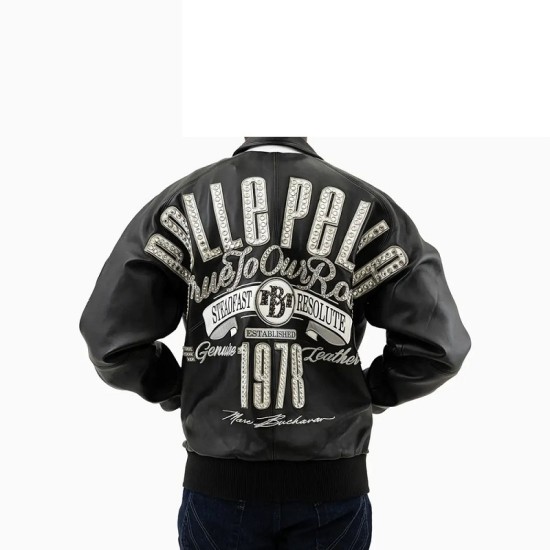 Men's Pelle Pelle True To Our Roots Leather Jacket Men's Pelle Pelle True To Our Roots Leather Jacket