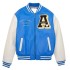 Mens Avirex Blue Varsity Biker Jacket