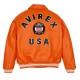 Mens Avirex Icon Orange Leather Jacket Mens Avirex Icon Orange Leather Jacket