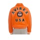 Mens Avirex Icon Orange Leather Jacket Mens Avirex Icon Orange Leather Jacket