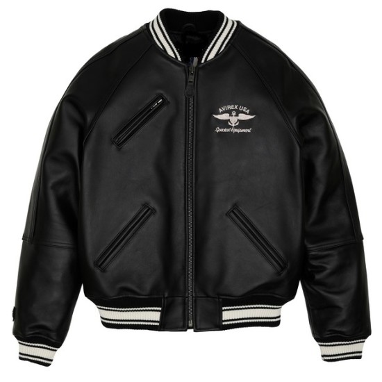 Mens Avirex New York 1985 Black Jacket Mens Avirex New York 1985 Black Jacket