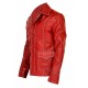Mens Brad Pitt Fight Club Tyler Durden Coat Red Biker Leather Jacket Mens Brad Pitt Fight Club Tyler Durden Coat Red Biker Leather Jacket