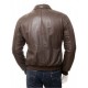 Mens Classic Shirt Collar Real Leather Bomber Jacket Mens Classic Shirt Collar Real Leather Bomber Jacket