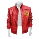 Mens Cobra Kai Karate Kid Johnny Lawrence Red Leather Jacket Mens Cobra Kai Karate Kid Johnny Lawrence Red Leather Jacket