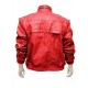 Mens Cobra Kai Karate Kid Johnny Lawrence Red Leather Jacket Mens Cobra Kai Karate Kid Johnny Lawrence Red Leather Jacket