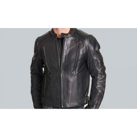 Mens Padded Leather Motorcycle Jacket Mens Padded Leather Motorcycle Jacket