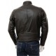 Mens Quilt Elegant Classic Real Leather Biker Jacket Mens Quilt Elegant Classic Real Leather Biker Jacket