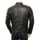 Mens Retro Cafe Racer Style Real Leather Biker Jacket Mens Retro Cafe Racer Style Real Leather Biker Jacket