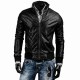 Mens Slim Fit Black Quilted Leather Biker Jacket Mens Slim Fit Black Quilted Leather Biker Jacket