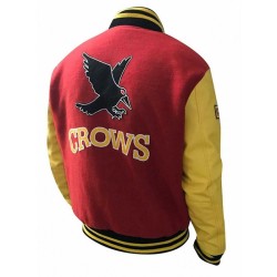 Mens Smallville Superman Clark Kent Crows Varsity Letterman Jacket