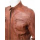 Mens Stunning Four Zipped Pockets Real Leather Biker Jacket Mens Stunning Four Zipped Pockets Real Leather Biker Jacket