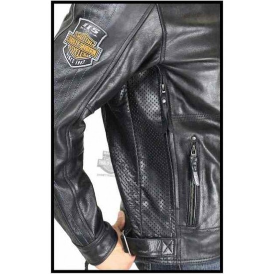 Men’s Harley Davidson 115 Anniversary Limited Edition Leather Jacket