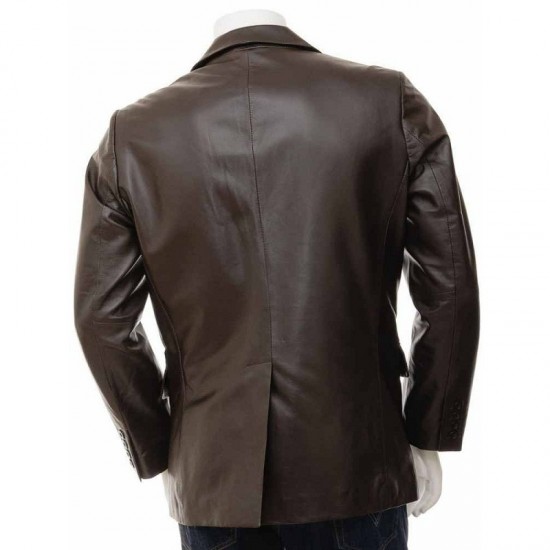 Men’s Ultimate Crossover Real Leather Blazer Jacket Men’s Ultimate Crossover Real Leather Blazer Jacket
