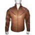 NEW Men's Cafe Racer Slim Fit Biker Vintage Motorcycle Leather Jacket