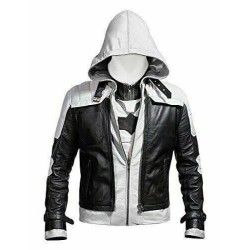 New Batman Arkham Knight Red Hood Leather Jacket Vest Costume