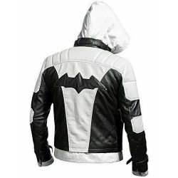 New Batman Arkham Knight Red Hood Leather Jacket Vest Costume