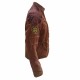 New Men's Battlestar Galactica Colonial Viper Pilot Brown Suede Leather Jacket New Men's Battlestar Galactica Colonial Viper Pilot Brown Suede Leather Jacket