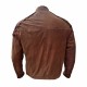 New Men's Battlestar Galactica Colonial Viper Pilot Brown Suede Leather Jacket New Men's Battlestar Galactica Colonial Viper Pilot Brown Suede Leather Jacket