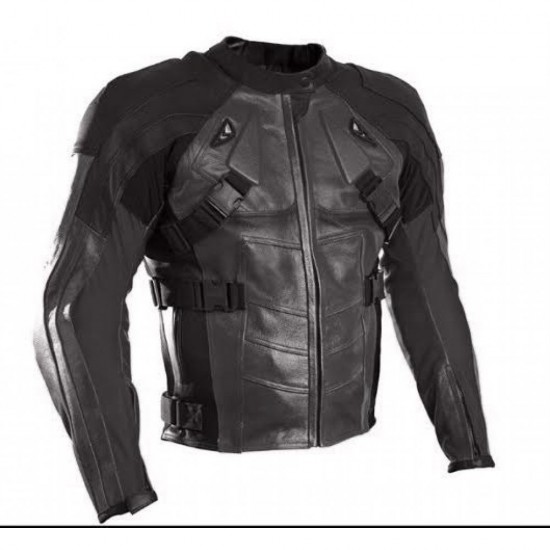 New Men's DeadPool Motorbike Leather Jacket New Men's DeadPool Motorbike Leather Jacket