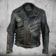 New Men's HD Biker Distressed Black Harley Davidson Motorcycle Real Cow Leather Jacket