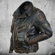 New Men's HD Biker Distressed Black Harley Davidson Motorcycle Real Cow Leather Jacket