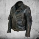 New Men's HD Biker Distressed Black Harley Davidson Motorcycle Real Cow Leather Jacket