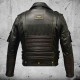 New Men's HD Biker Distressed Black Harley Davidson Motorcycle Real Cow Leather Jacket