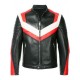New Men's Panelled Color Biker Leather Jacket New Men's Panelled Color Biker Leather Jacket