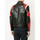New Men's Panelled Color Biker Leather Jacket New Men's Panelled Color Biker Leather Jacket