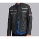 New Men's Tony Moto Multi Color Arm Stripe Leather Jacket New Men's Tony Moto Multi Color Arm Stripe Leather Jacket